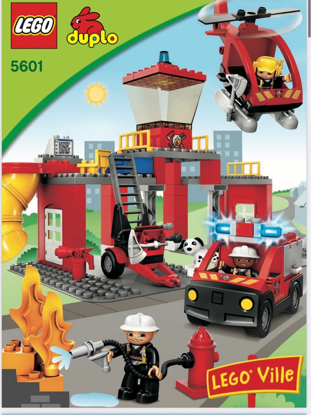 LEGO DUPLO 🚒 Fire Station 5601 & Fire Truck 4977